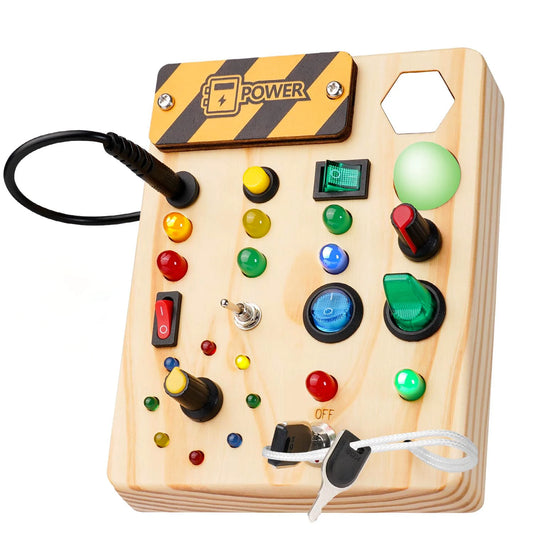 Wooden Montessori Busy Board